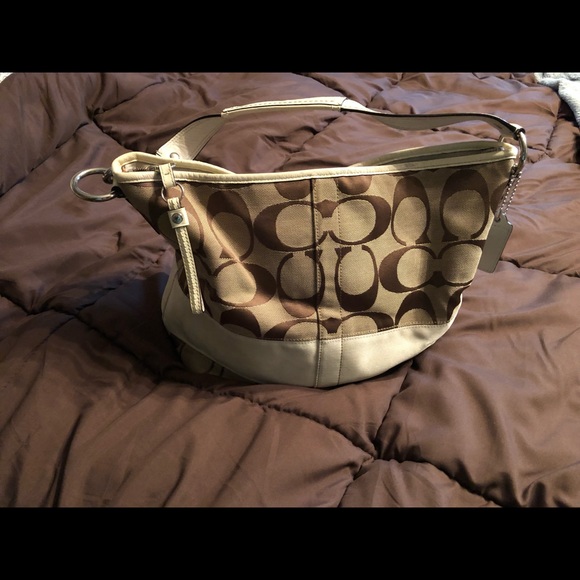 Coach Handbags - Signature Print Coach Bag